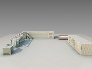 water plant equipment Modello 3D
