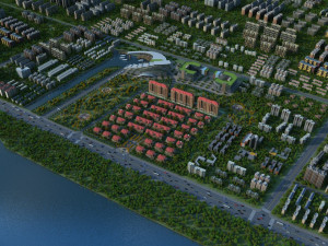 small town Model 3D