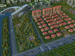 small town 3D Model