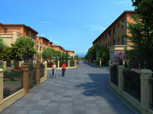 small town Modèle 3D