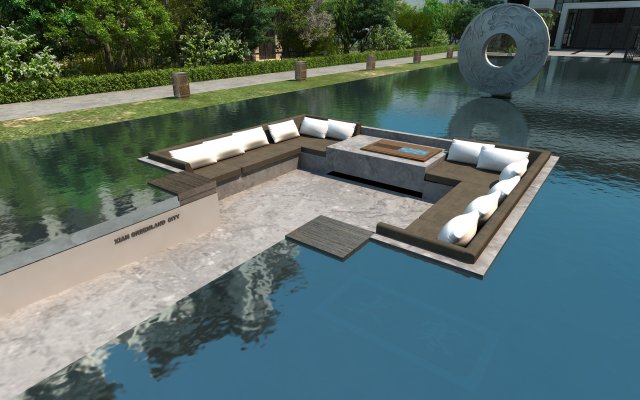 pool Modelo 3D .c4d .max .obj .3ds .fbx .stl .blend 