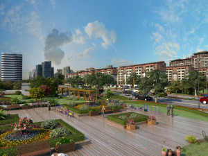 small town Modèle 3D