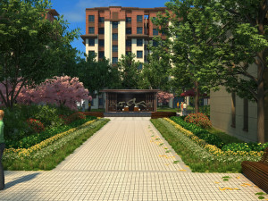 small town 3D Model