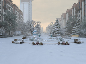 winter 3D-Modell