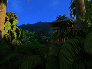 отель в горной деревне 3D Модель