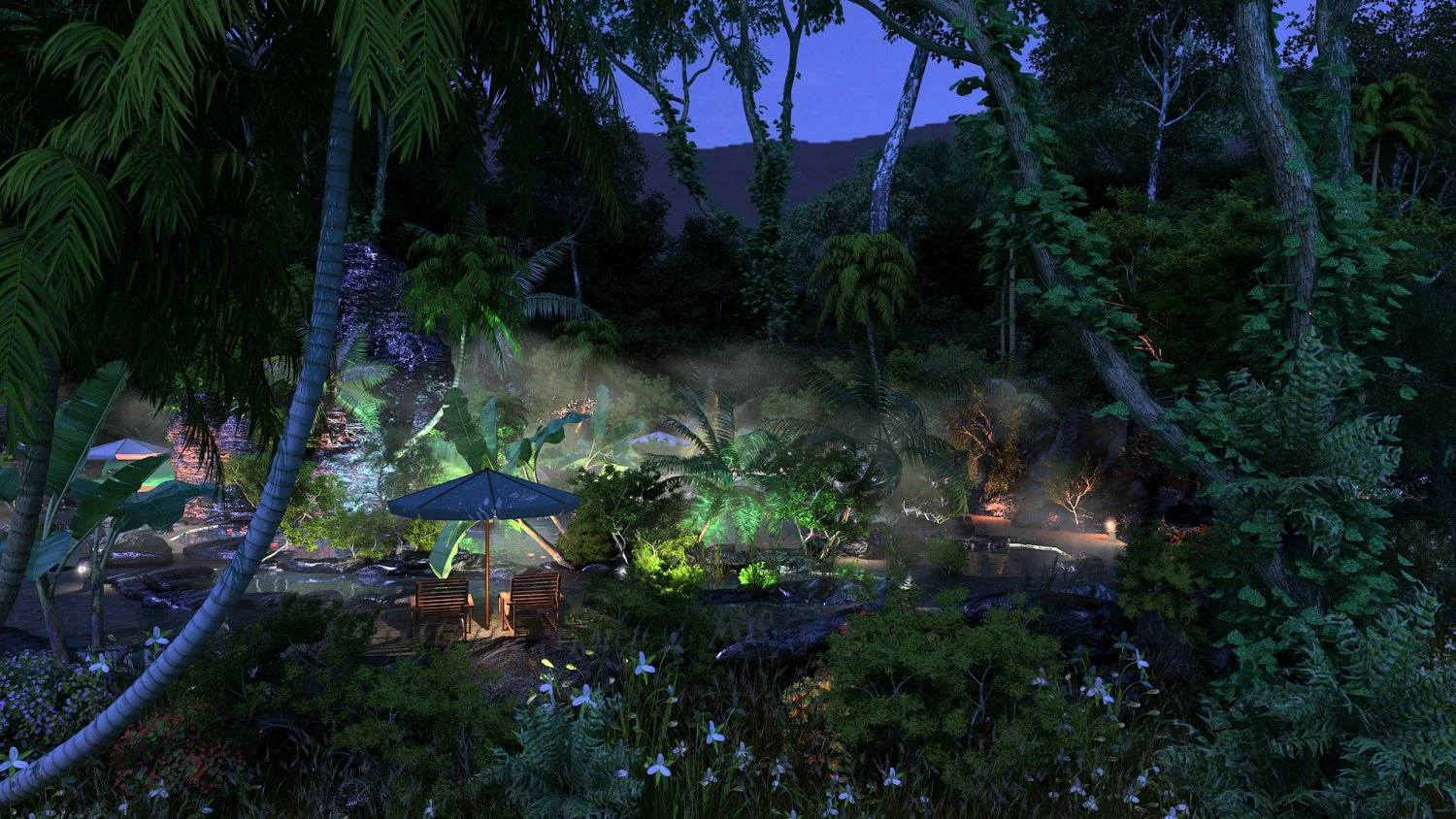 hot spring hotel 3D Model .c4d .max .obj .3ds .fbx .stl .blend 