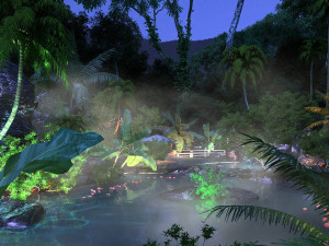 hot spring hotel Model 3D