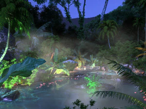 hot spring hotel 3D Model