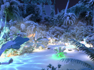 hot spring hotel Model 3D