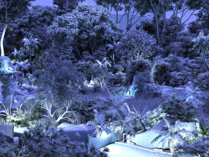 hot spring hotel 3D 模型