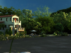 villa Modelo 3D