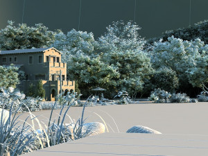 villa 3D मॉडल