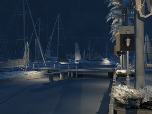 harbor 3D Model