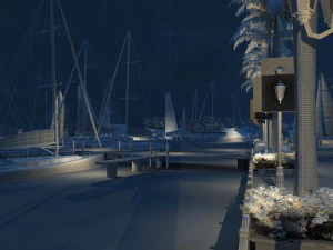 harbor 3D Model