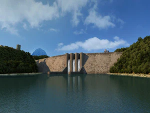 dam 3D Model