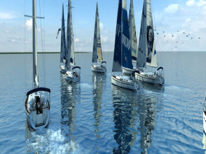 sailing race 3D Model