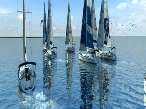 sailing race 3D Model