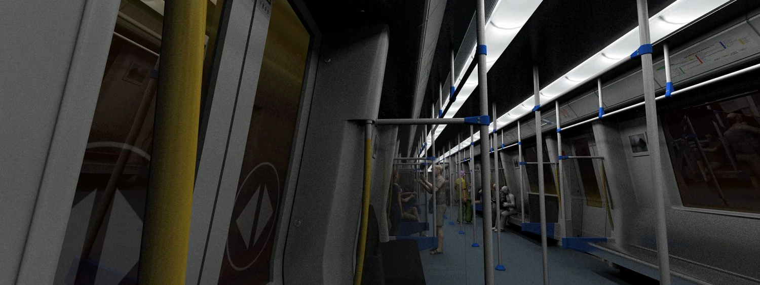 subway 3D Model .c4d .max .obj .3ds .fbx .stl .blend