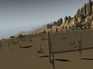 beach 3D Model