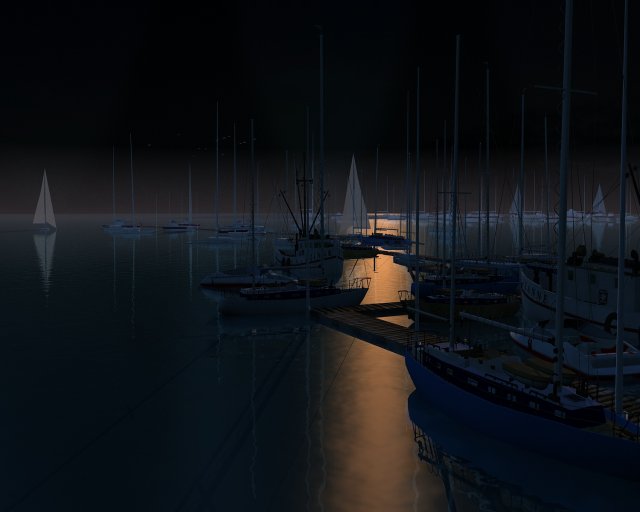 harbor 3D Model .c4d .max .obj .3ds .fbx .stl .blend 