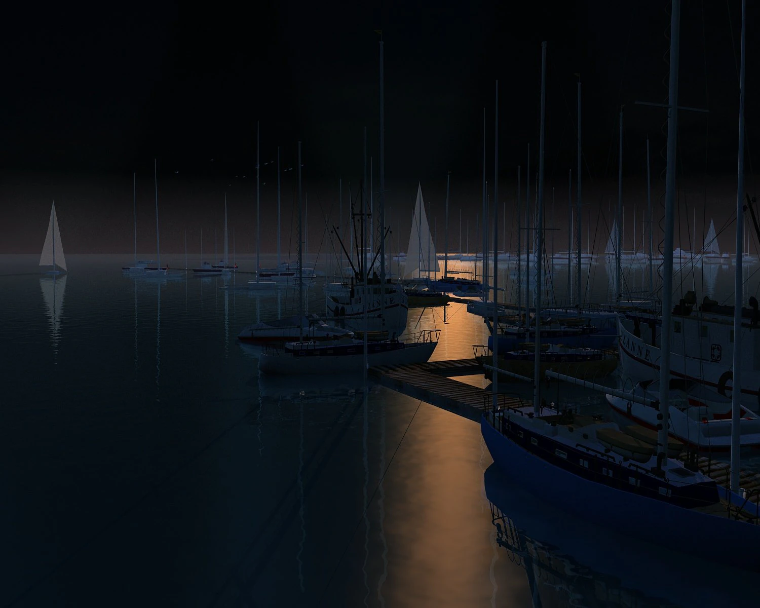 harbor 3D Model .c4d .max .obj .3ds .fbx .stl .blend 