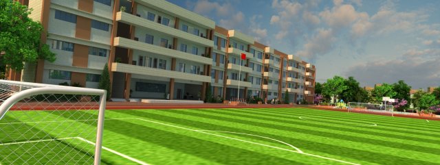 school 3D Model .c4d .max .obj .3ds .fbx .stl .blend 