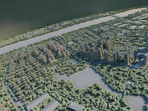 city building 3D Модель
