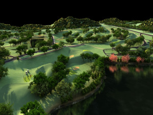 small town 3D 모델