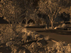 lotus pond 3D Model