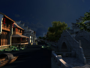 ancient town Modèle 3D