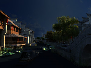 ancient town 3Dモデル