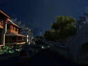 ancient town 3D Model