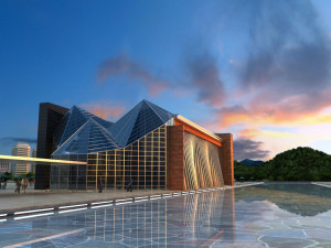 concert hall Modèle 3D