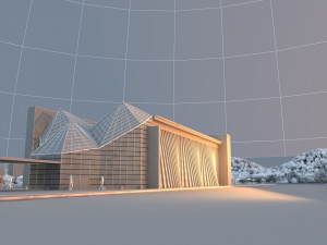 concert hall 3D Model