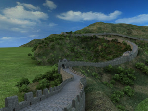 great wall 3D-Modell