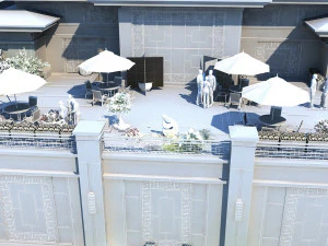 terrace 3D Model