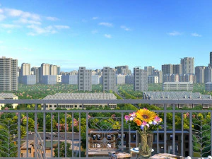 बालकनी 3D मॉडल