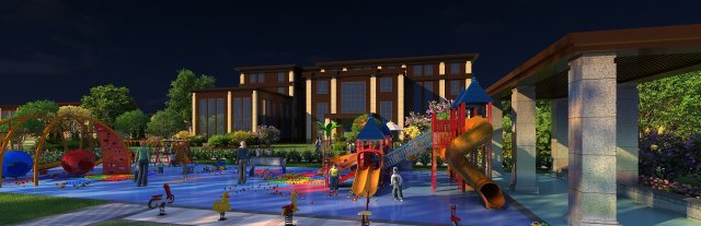 kindergarten Modèle 3D .c4d .max .obj .3ds .fbx .stl .blend
