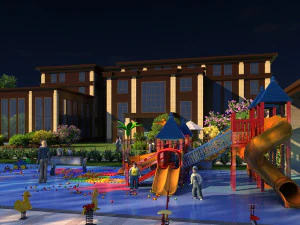 jardim de inf&acirc;ncia Modelo 3D