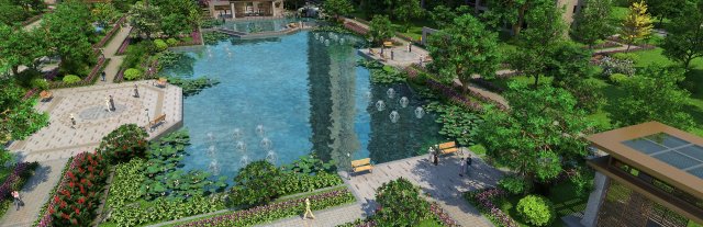 garden 3D Модель .c4d .max .obj .3ds .fbx .stl .blend 