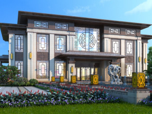 villa Modèle 3D