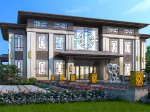 ヴィラ 3Dモデル