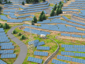 solar energy 3D 모델