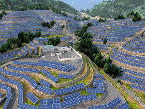solar energy 3D 모델