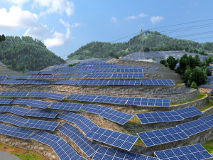 solar energy 3D 모델