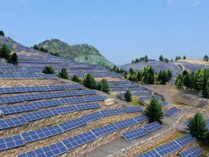 solar energy 3D 모델