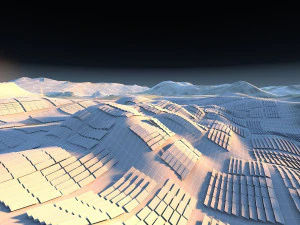 solar energy 3D Model