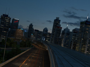 city building 3D-Modell