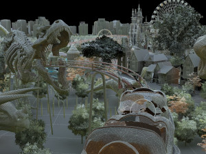 public park 3D मॉडल