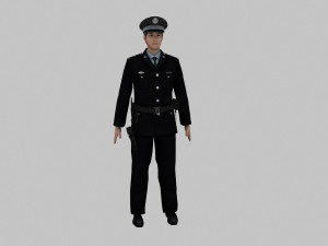 policemen 3D Model